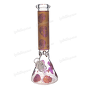 Unbrand Glass Skull Pattern 14inch 7mm - 6Colors