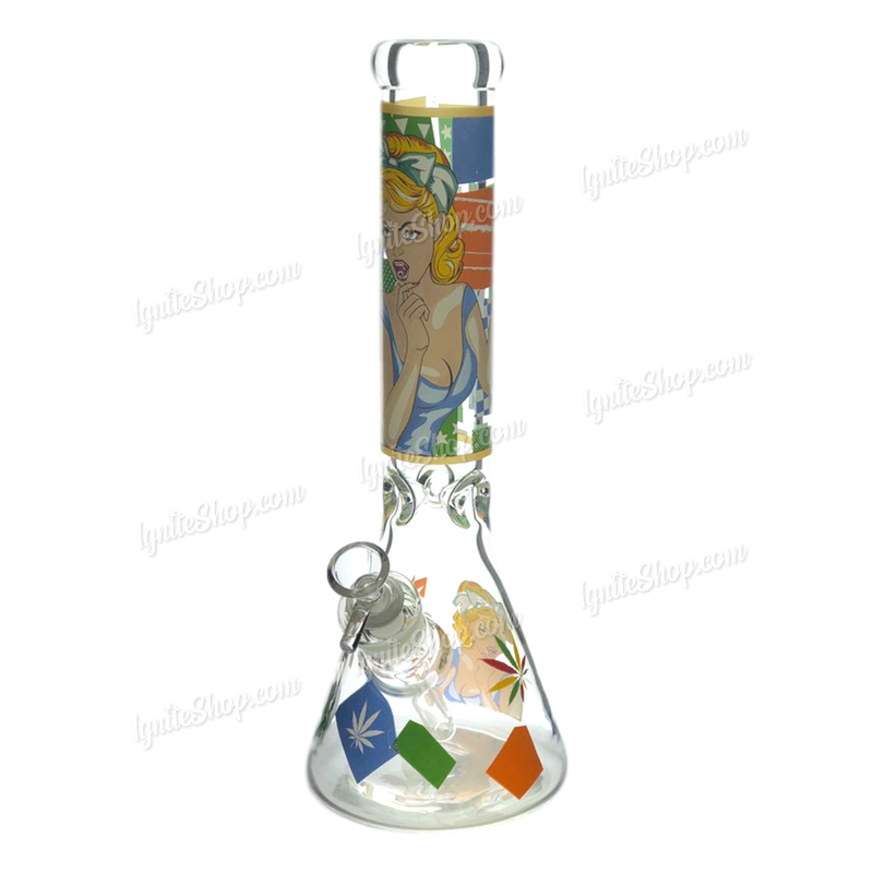 Lady Decal Beaker 14inch