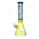 Non Brand Skull Sandblast Color Beaker - YELLOW