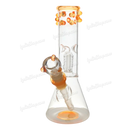 Non Brand Beaded Perc Beaker 8inch - Orange