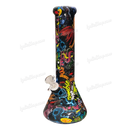 Bottom Open Silicone Beaker 11inch - Skulls