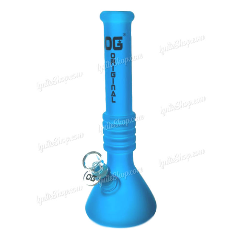 OG Original Glass OG251 NEON Colorful Beaker 11inch - BLUE