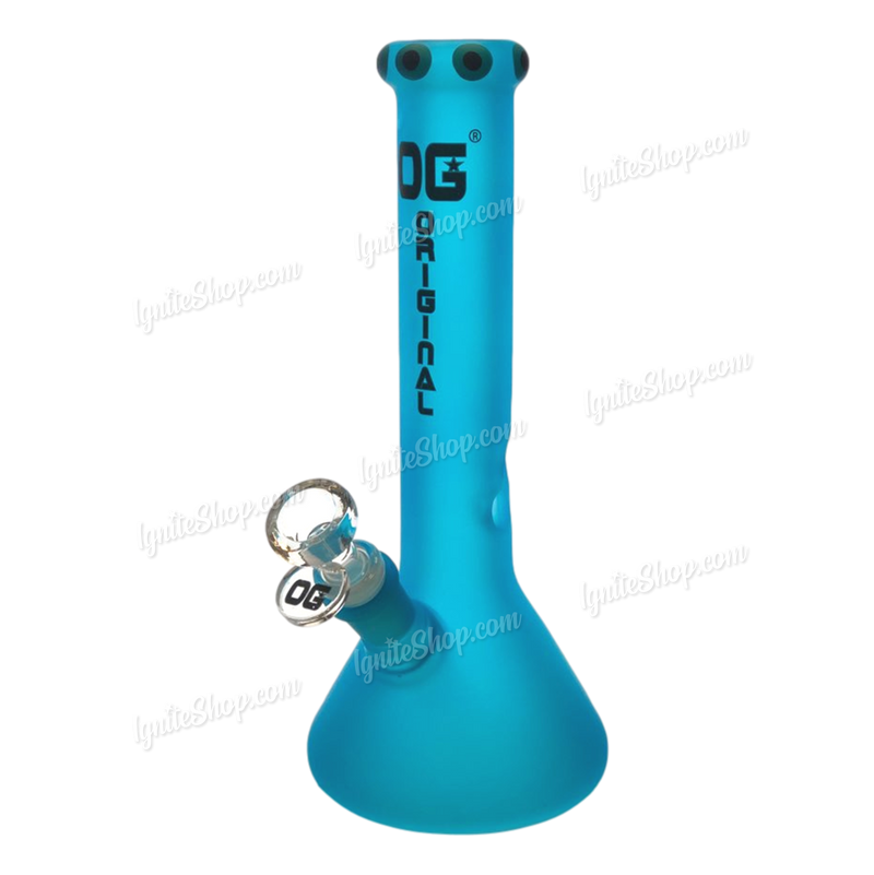 OG Original Glass OG252 NEON Colorful Beaker 11inch - BLUE