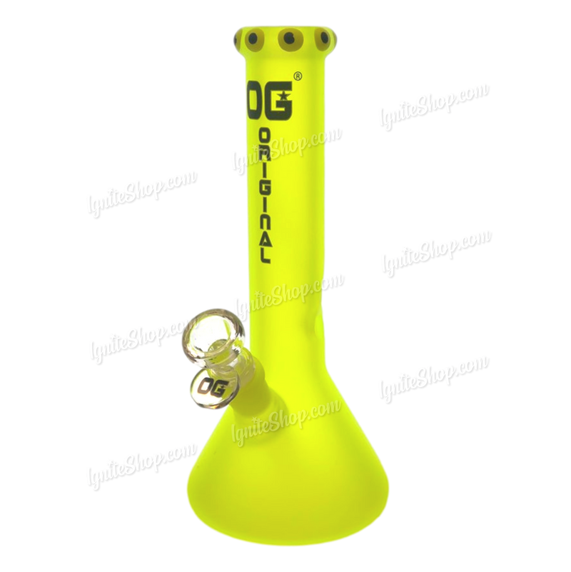 OG Original Glass OG252 NEON Colorful Beaker 11inch - GREEN