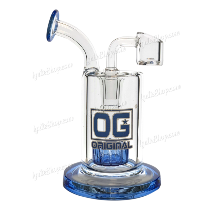 OG Original Glass 5inch Dab Rig With Banger OG325 - BLUE
