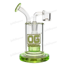 OG Original Glass 5inch Dab Rig With Banger OG325 - SLIME GREEN