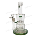 OG Original Glass OG416 Double Perc. 9inch - JADE GREEN