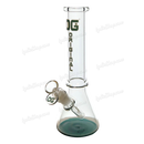 OG Original Glass Color Logo Beaker 10" OG457 - LAKE GREEN