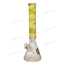 OG Original Glass 16" 9mm Marble Pattern Beaker OGS10 - YELLOW