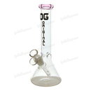OG Original Glass Color Crown Simple Beaker 10" OGS22 - PINK