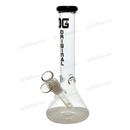 OG Original Glass Color Crown Simple Beaker 10" OGS22 - BLACK