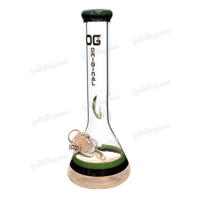 OG Original Glass Beaker with Rims 14" OGS26 - JADE GREEN