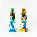 OG Original Glass Silicone Bong with Glass OG-SLB028 7inches