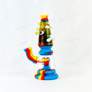 OG Original Glass Silicone Bong with Glass OG-SLB028 7inches