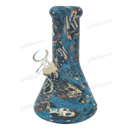 Bottom Open Silicone Mini Beaker 8inch Skulls