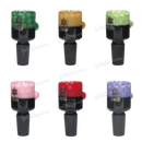 Nice Glass Black & Color Bubble Bucket Bowl TW001- 6 Colors