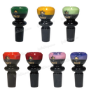 Nice Glass Black & Color Cup Bowl TW002- 7 Colors