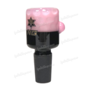 Nice Glass Black & Color Bubble Bucket Bowl TW001- 6 Colors