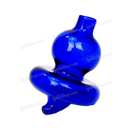 Glass Carb Cap - Vase - BLUE