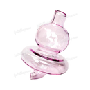 Glass Carb Cap - Vase - PINK