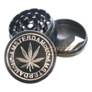 3Parts Metal Grinder Color Hemp 50mm BLACK