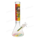 Smoking Man Rasta Beaker 14inches 7mm GB1116 -