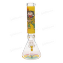 Smoking Man Rasta Beaker 14inches 7mm GB1116 -
