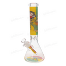 Smoking Man Rasta Beaker 14inches 7mm GB1116 -