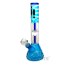 infiniti Glass Double Shower Head Beaker GP1157 - LIGHT BLUE