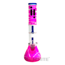 infiniti Glass Double Shower Head Beaker GP1157 - PINK