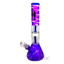 infiniti Glass Double Shower Head Beaker GP1157 - PURPLE