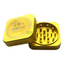 IGNITE Aluminum Alloy Square Grinder 2 Layers EP74 - GOLD