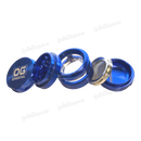 OG Original Glass 5Layers Side Window Zinc Aluminum Grinder - BLUE