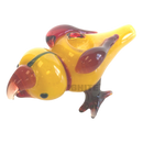 Design Glass Hand Pipe Bird - YELLOW
