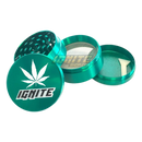 4Parts Metal Grinder IGNITE BRAND 48mm GREEN