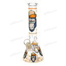 Non Brand King Kong Decal Glow In Dark Mini Beaker 10 " - ORANGE