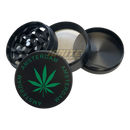 4Parts Metal Grinder Color Hemp 60mm BLACK