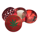4Parts Metal Grinder Color Hemp 60mm RED