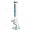 Legendary Glass Color Logo Simple Beaker 16inches LG316 - BLUE