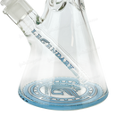Legendary Glass Color Logo Simple Beaker 16inches LG316 - BLUE