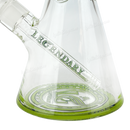 Legendary Glass Color Logo Simple Beaker 16inches LG316 - GREEN