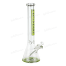 Legendary Glass Color Logo Simple Beaker 16inches LG316 - GREEN