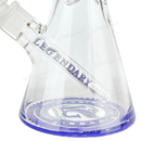 Legendary Glass Color Logo Simple Beaker 16inches LG316 - PURPLE