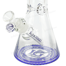 Legendary Glass Color Logo Simple Beaker 16inches LG316 - PURPLE