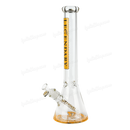 Legendary Glass Color Logo Simple Beaker 16inches LG316 - YELLOW