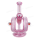 Legendary Premium Dab Rig Circle Recycler LG324 - PINK
