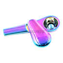 Metal Pipe Spoon Shape Magnetic Cover - RAINBOW/ICE BLUE