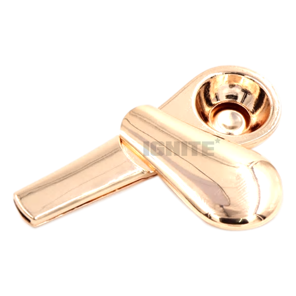 Metal Pipe Spoon Shape Magnetic Cover - ROSE GOLD