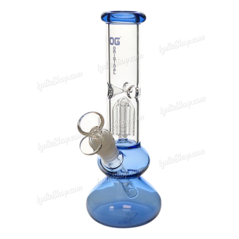 OG Original Glass OG322 10inch Tree Perc. Beaker - BLUE