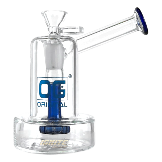 OG Original Glass OG336 Mini Bubbler - Blue